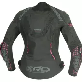 Dámská bunda na moto XRC Haderg 2.0 blk/grey/pink
