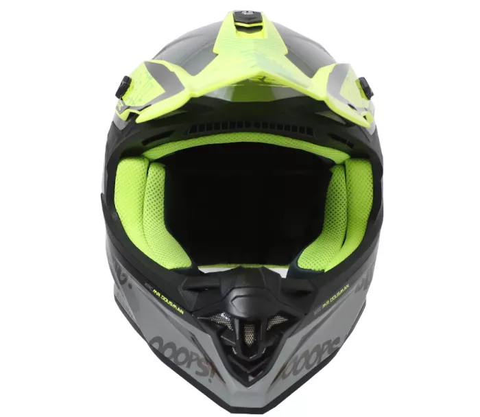 Helma na motokros XRC Dousman grey/yellow fluo