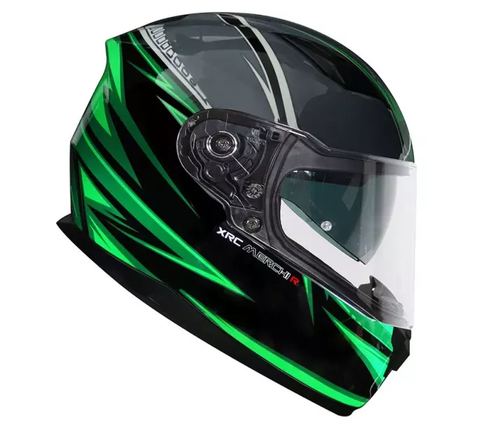 Helma na moto XRC Merchi R black/green/grey