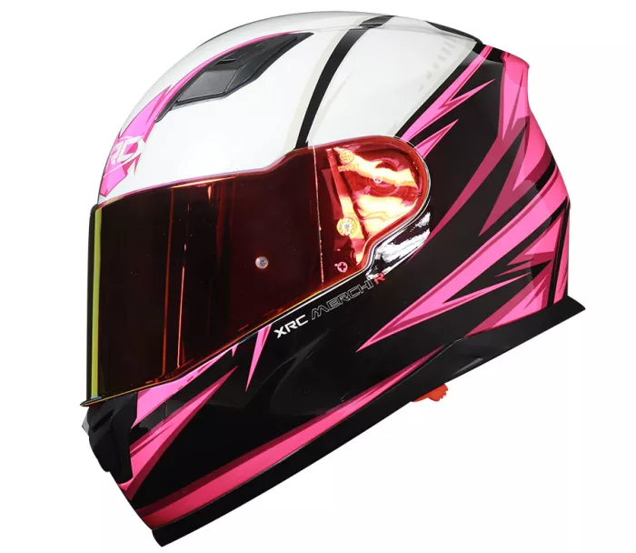 Helma na moto XRC Merchi R black/pink/white