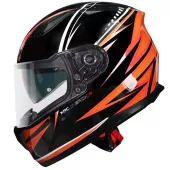 Helma na moto XRC Merchi R black/orange/grey