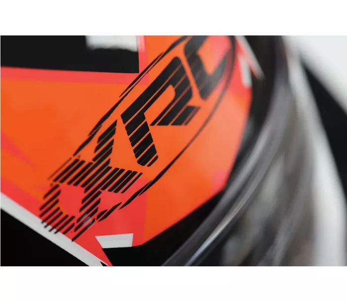 Helma na moto XRC Merchi R black/orange/grey