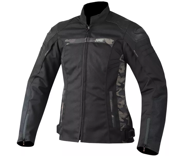 Dámská bunda na moto XRC Pill WTP ladies jacket blk/camo vel. M