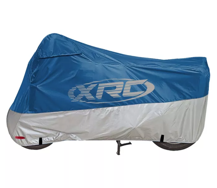 Plachta na moto XRC Outdoor blue/silver vel. L