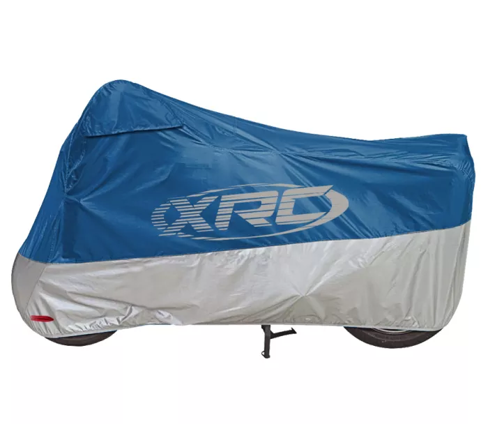 Plachta na moto XRC Indoor blue/silver vel. XXL