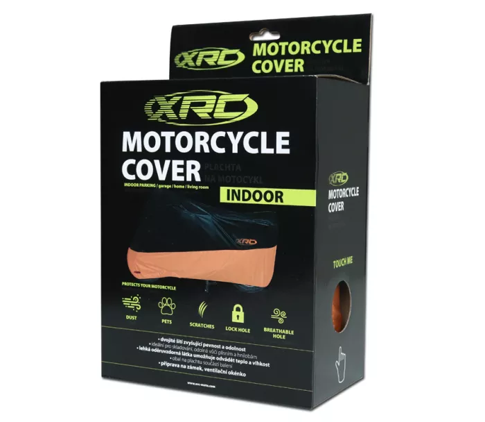Plachta na motorku XRC Indoor black/orange vel. XL