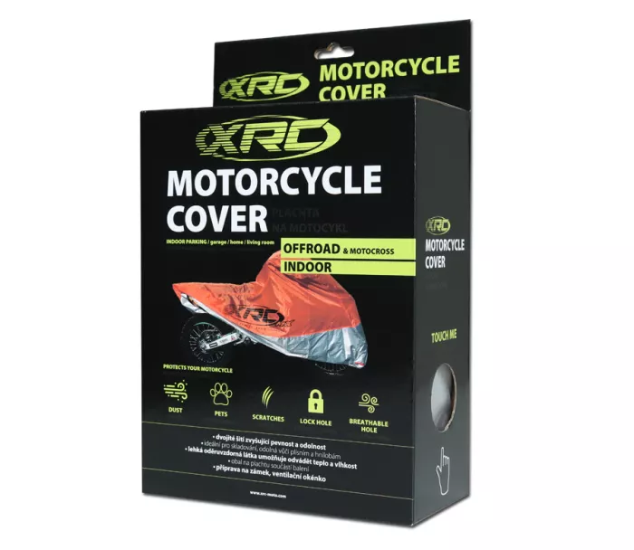 Plachta na motorku XRC Offroad/MX orange/silver vel. L