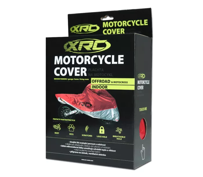 Plachta na motorku XRC Offroad/MX red/silver vel. L