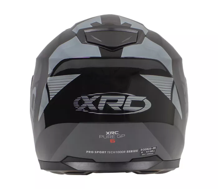 Helma na motorku XRC Pure GP 6 black/grey