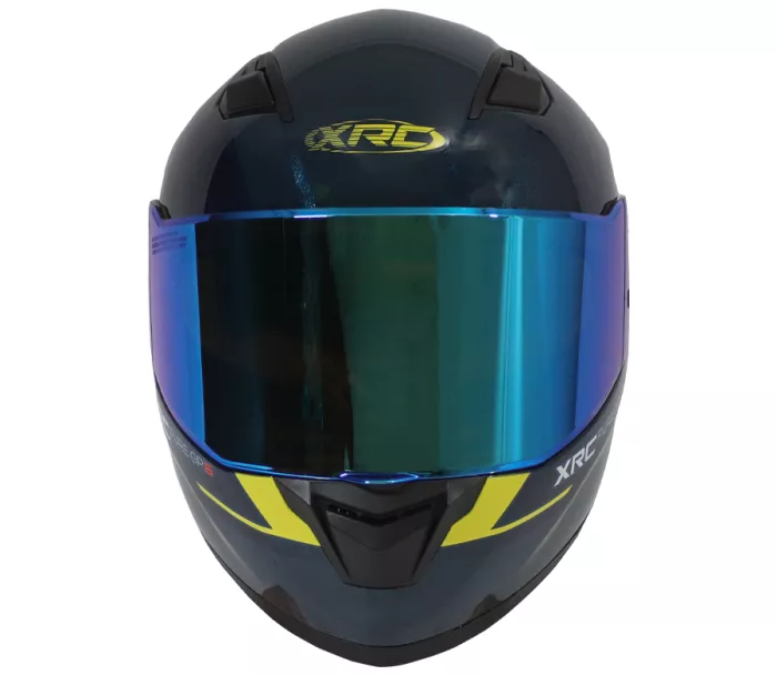 Helma na motorku XRC Pure GP 6 blue/yellow fluo