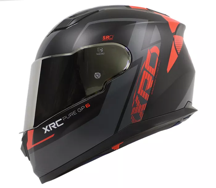 Helma na motorku XRC Pure GP 6 matt black/red