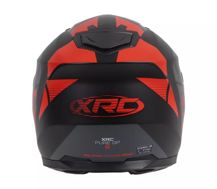 Helma na motorku XRC Pure GP 6 matt black/red