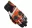 Rukavice na moto XRC RUN 1/2 ORANGE/BLK/WHT