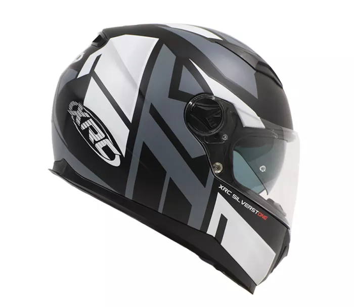 Helma na motorku XRC Silverstone matt black/grey/white