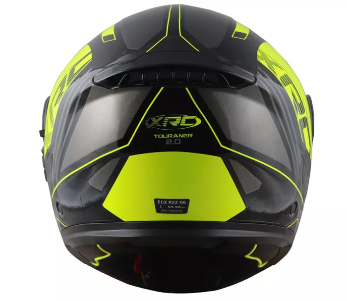 Výklopná helma na moto XRC Touraner 2.0 black/fluo