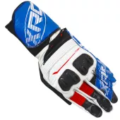 Rukavice na moto XRC TUMP GT7 WHT/BLUE/RED men gloves