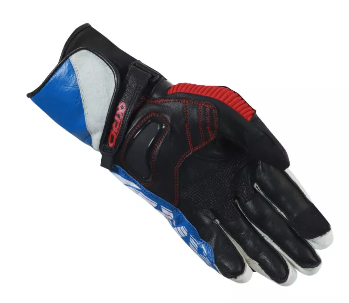 Rukavice na moto XRC TUMP GT7 WHT/BLUE/RED men gloves