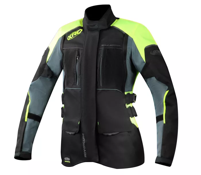 Dámská bunda na moto XRC Winkle WTP blk/grey/fluo