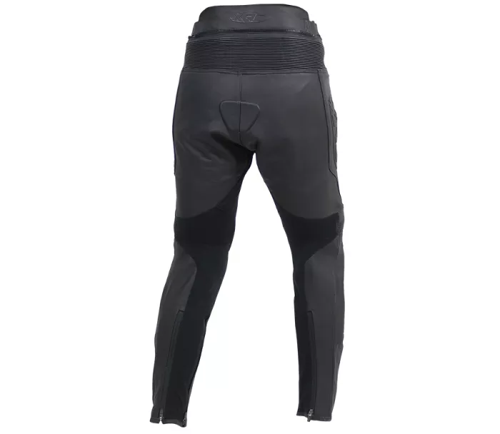 Kožené kalhoty XRC GLET men leather pants black