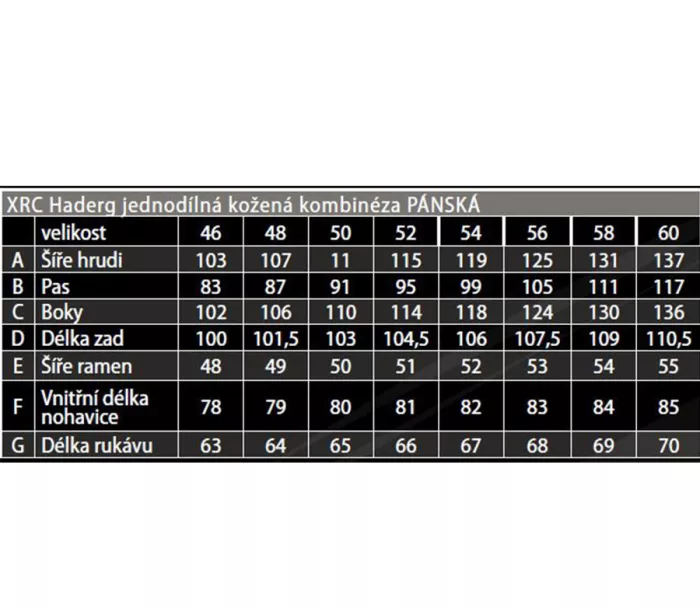 Jednodílná kombinéza XRC Haderg blk/white