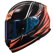 Helma na moto XRC Merchi R black/orange/grey