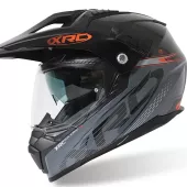 Helma na motorku XRC Dual Alpiner 3.0 dark grey/black/orange