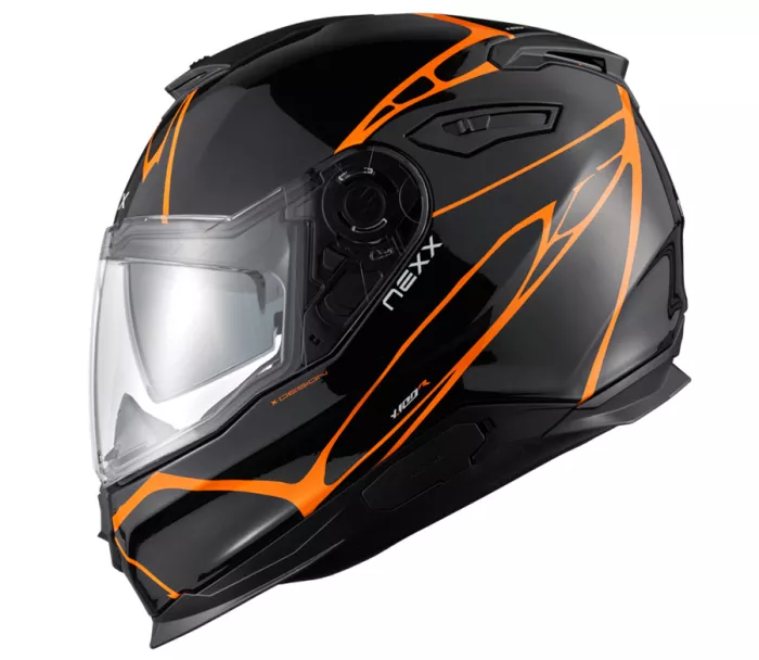 Integrální helma NEXX Y.100 B-side black orange