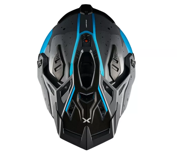 Helma na moto NEXX X.RALLY Yuma grey/blue