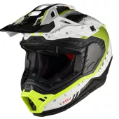 Helma na moto NEXX X.RALLY Yuma white/neon