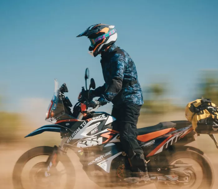 Adventure helma NEXX X.RALLY Yuma grey/orange