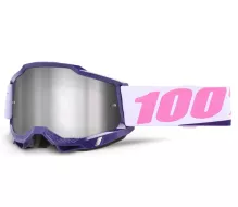 Brýle na motokros 100% accuri 2 yumiko goggle mirror silver lens