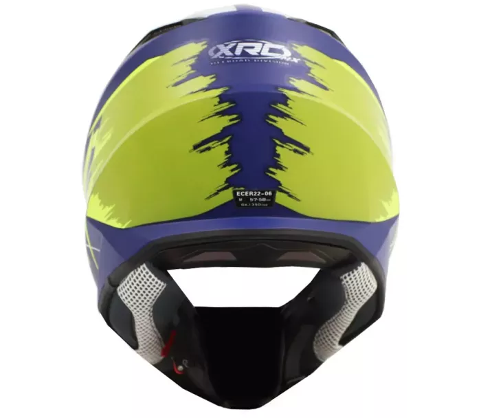 Helma na motokros XRC MX Caledon matt blue/white/yellow