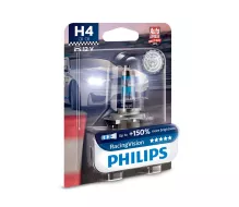 Žárovka Philips RacingVision 12342RVB1 H4 P43t 12V 60/55W - o 150% VÍCE SVĚTLA