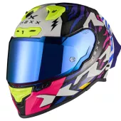 Helma na moto NEXX X.R3R Ziger purple/blue