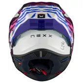 Helma na moto NEXX X.R3R Ziger purple/blue